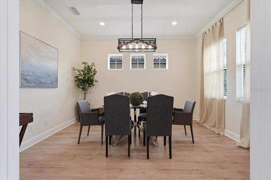 Furnished interior view inside a new home in , San Antonio (Image 15).