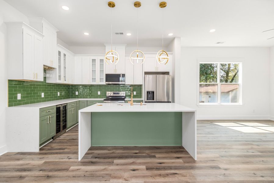 Furnished interior view inside a new home in , North Charleston (Image 14).