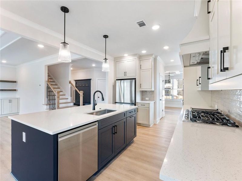 Furnished interior view inside a new home in , Buford (Image 15).