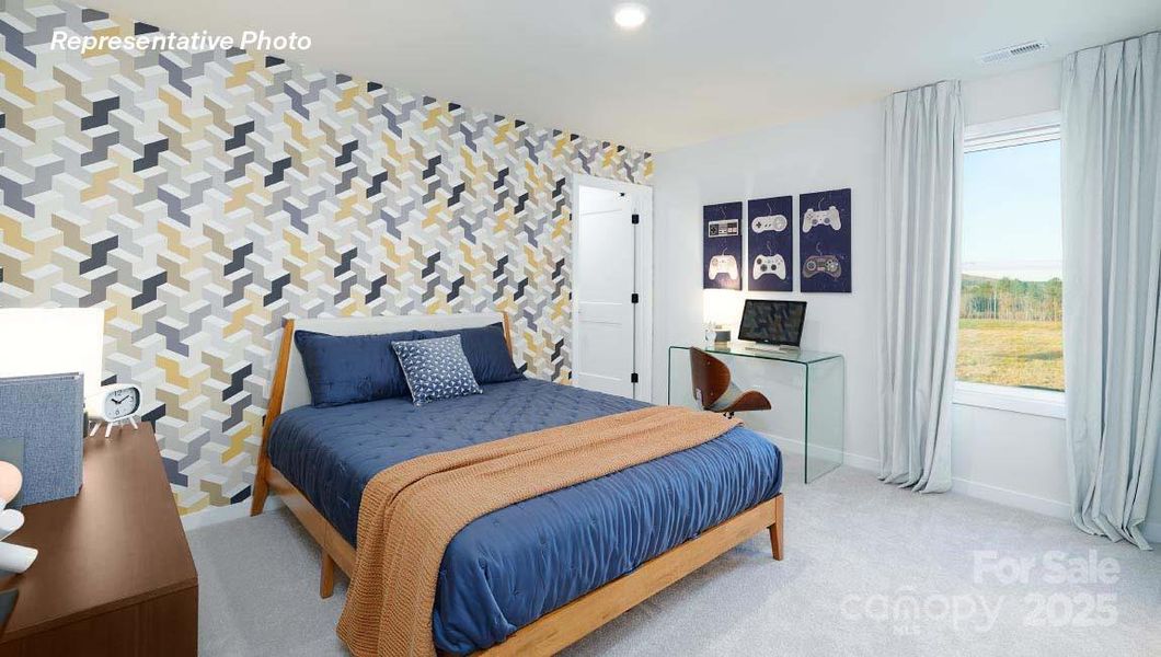 Furnished interior view inside a new home in Westport, York (Image 44).