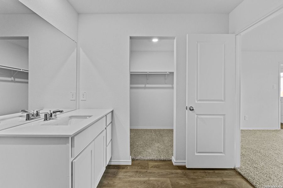 Furnished interior view inside a new home in Sereno Springs, Converse (Image 9). Furnished interior view inside a new home in Sereno Springs, Converse (Image 9).