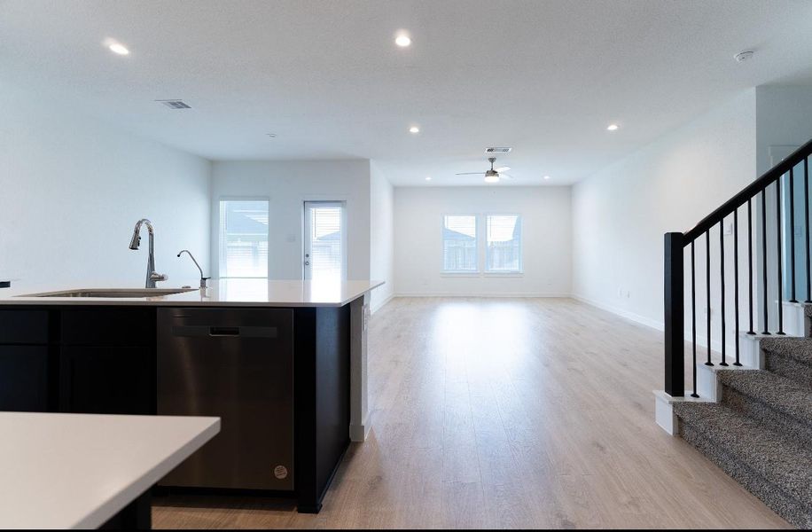 Furnished interior view inside a new home in Tamarron, Katy (Image 12).
