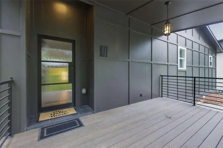 Exterior details and patio area of a home in , Atlanta (Image 3).