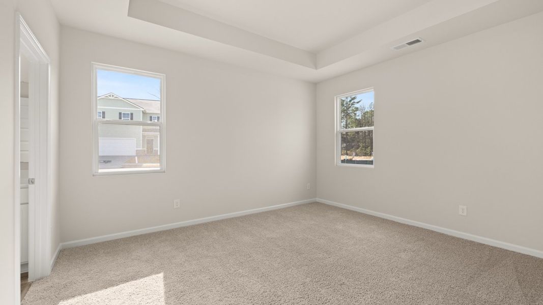 Representative unfurnished interior of a home built from the Kerry by D.R. Horton in Champion's Run, Lithonia (Image 20).