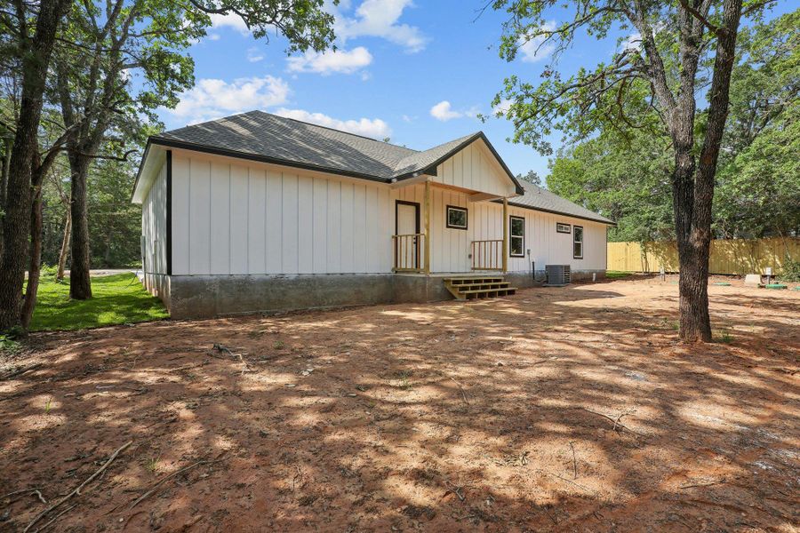 Exterior details and patio area of a home in , Bastrop (Image 17).