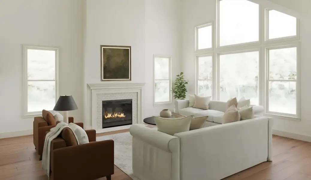 Furnished interior view inside a new home in Stonehaven, Winder (Image 7).