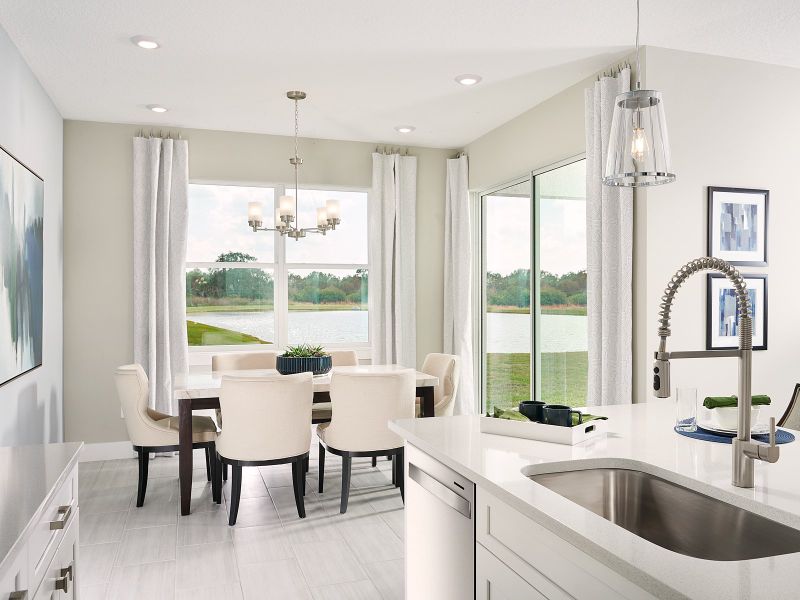 Dining Room modeled at Savanna at Lakewood Ranch.