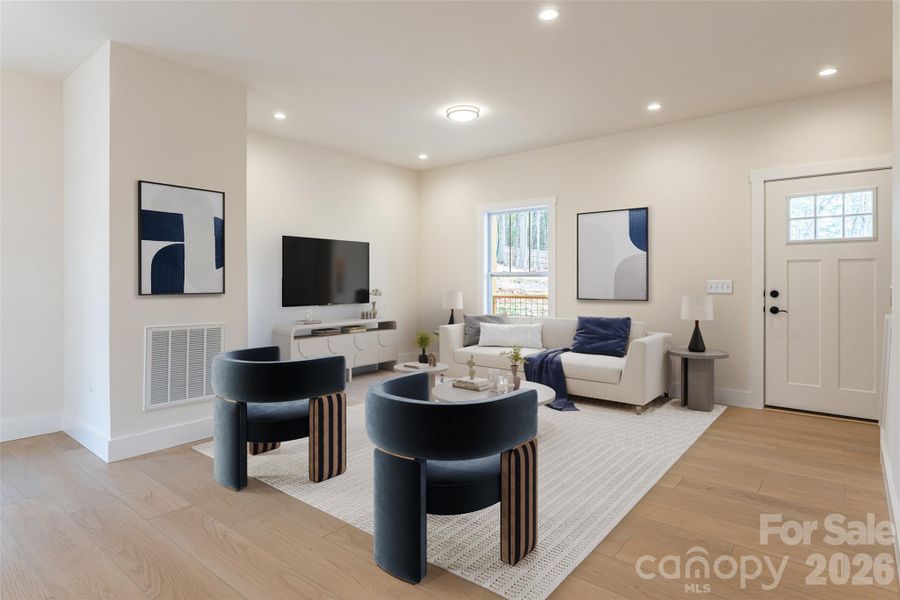 Furnished interior view inside a new home in , Fairview (Image 3).