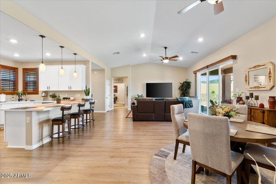 Kitchen, Living Room & Dining Ar