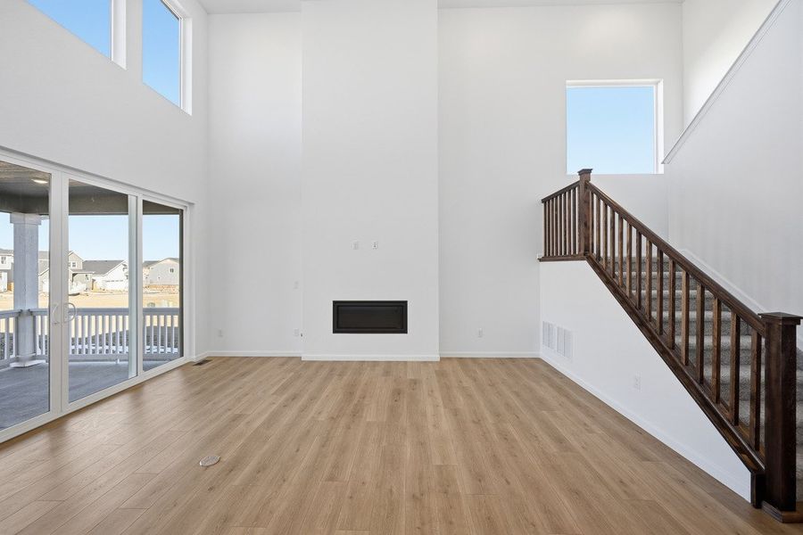 Spacious, unfurnished interior of a new home in Trailstone, Arvada (Image 18).