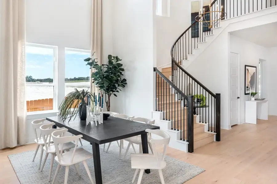 Furnished interior view inside a new home in Lagos Reserve, Manor (Image 8).