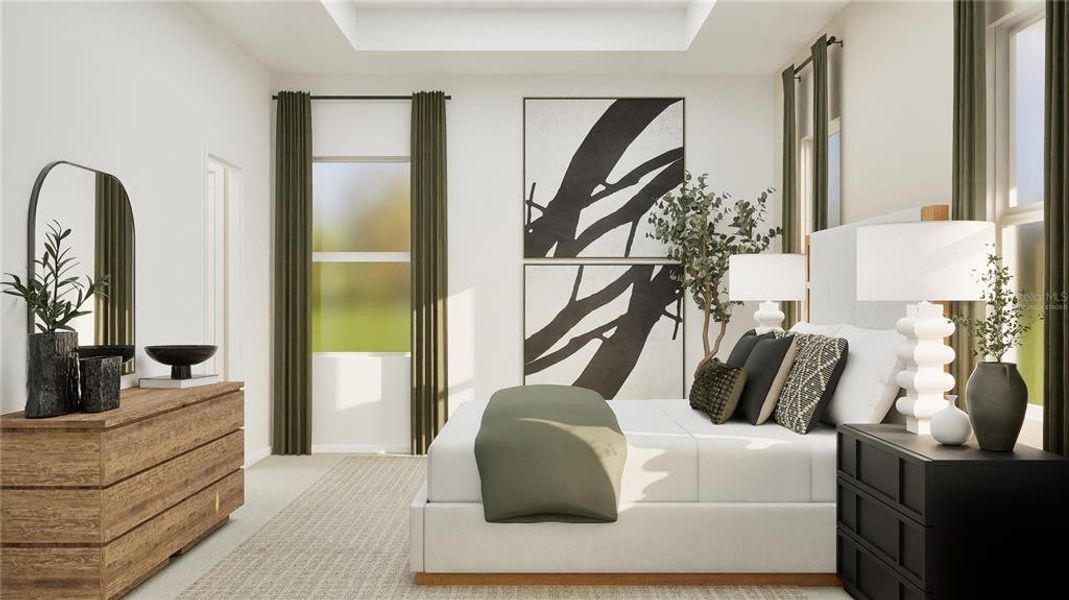 Furnished interior view inside a new home in Bridgewalk, St. Cloud (Image 13).