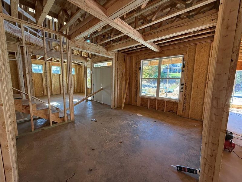 In-progress construction of a new home in , Gainesville, GA (Image 7).