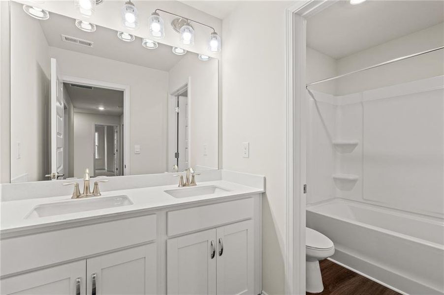 Furnished interior view inside a new home in Canterbury Villas, Carrollton (Image 11).