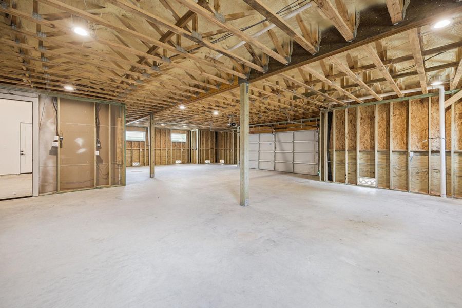 The "Texas Basement" area underneath the home, adjacent to the garage, provides an amazing amount of space that you can utilize to suit your needs. Exercise space, man cave, play space, storage...you decide! The "Texas Basement" area underneath the home, adjacent to the garage, provides an amazing amount of space that you can utilize to suit your needs. Exercise space, man cave, play space, storage...you decide!