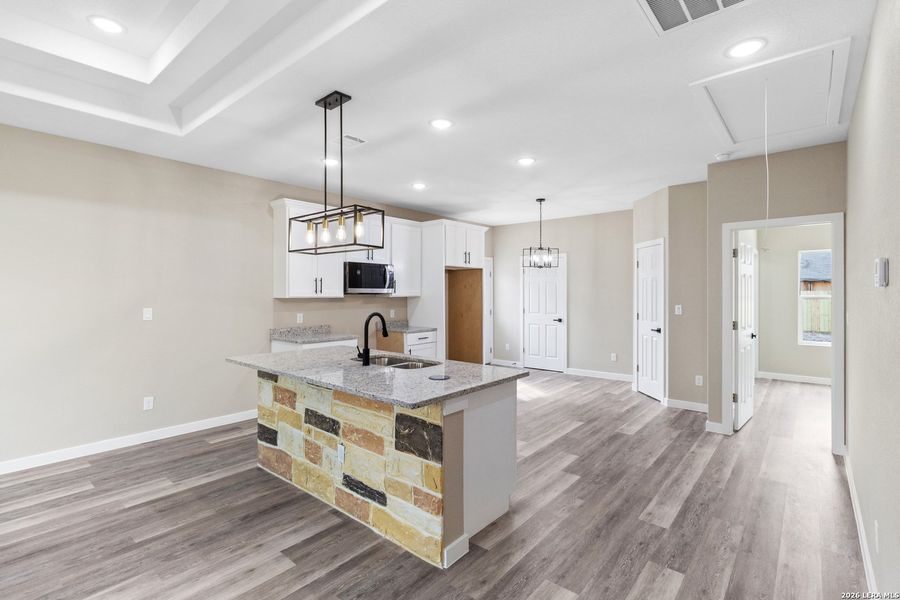 Furnished interior view inside a new home in , San Antonio (Image 4).