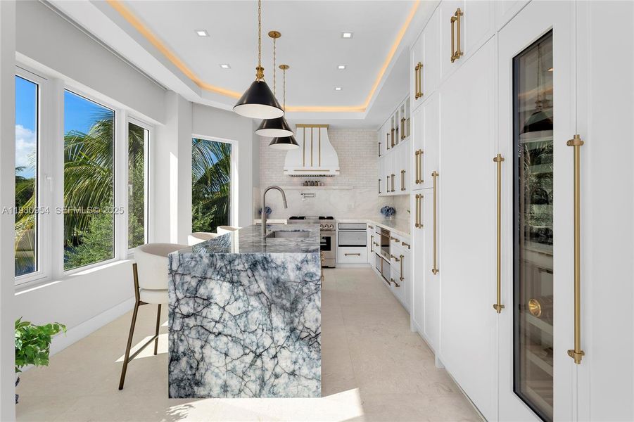 Furnished interior view inside a new home in , Key Largo (Image 15).