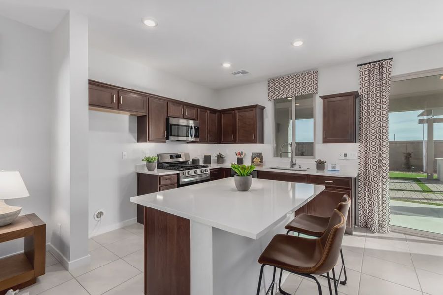 Furnished interior view inside a new home in Avanti at Granite Vista, Waddell (Image 6).