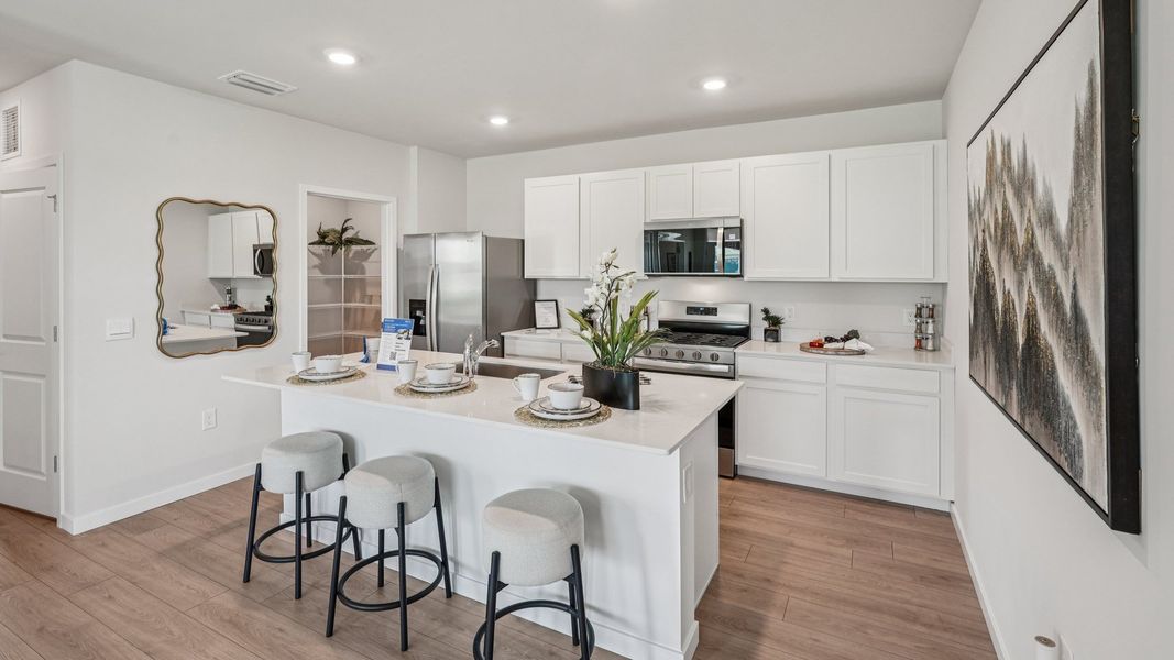 Furnished interior view inside a new home in Palmetto Landing at Babcock Ranch Express, Punta Gorda (Image 11).