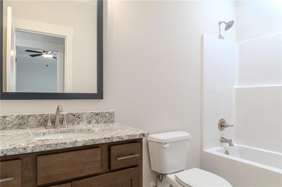 Furnished interior view inside a new home in Weslyn Park, Social Circle (Image 8). Furnished interior view inside a new home in Weslyn Park, Social Circle (Image 8).