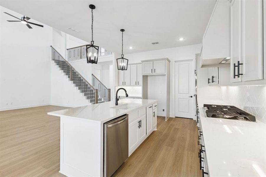Furnished interior view inside a new home in , McKinney (Image 11).