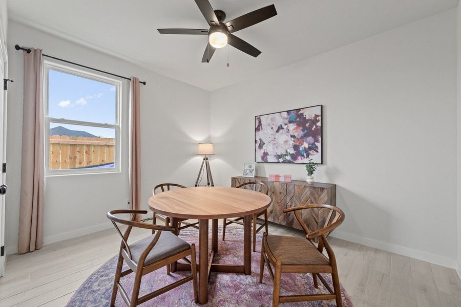 Representative furnished interior of a home built from the Duranta by Hakes Brothers in Paloma Ranch, Harlingen (Image 16).