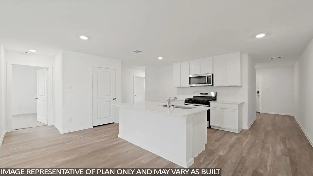 Furnished interior view inside a new home in Lexington Heights, Willis (Image 3).