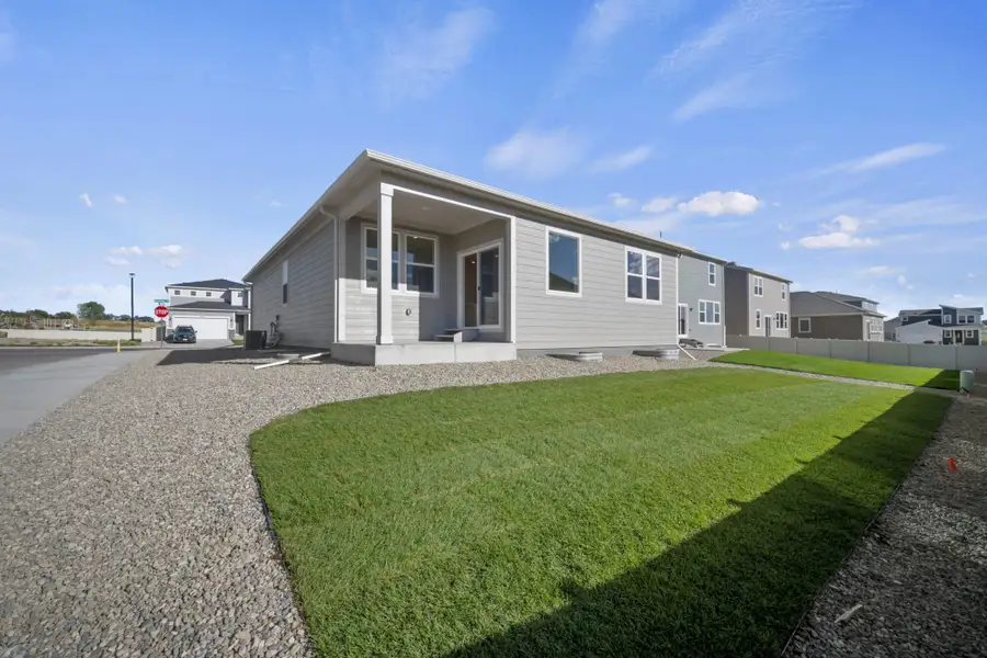 Representative exterior photo of a completed home built from the Juniper by View Homes in Aspen Ranch, Fountain, CO (Image 21).