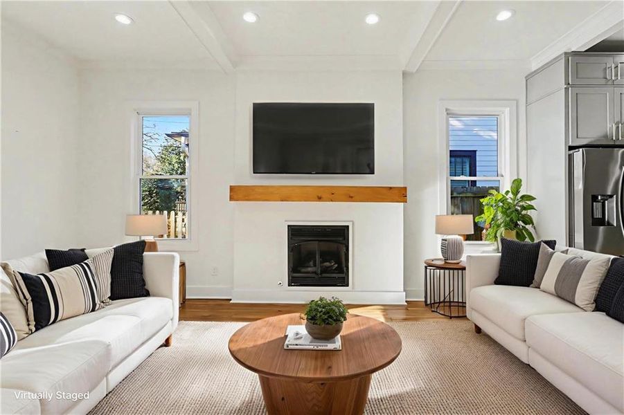 Furnished interior view inside a new home in , Atlanta (Image 11).