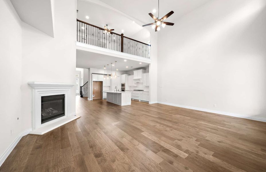 Representative unfurnished interior of a home built from the 3099 by Ravenna Homes in The Highlands 55′, Porter (Image 29). Representative unfurnished interior of a home built from the 3099 by Ravenna Homes in The Highlands 55′, Porter (Image 29).