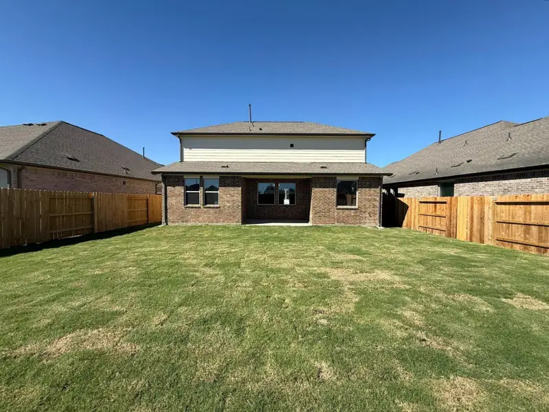 Actual progress of your home.