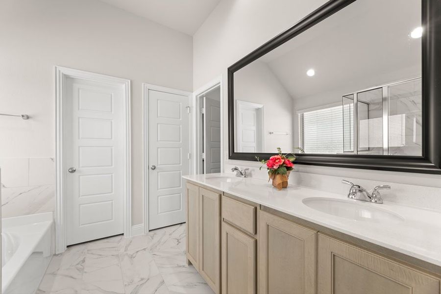 Representative exterior photo of a completed home built from the Cambridge by Impression Homes in Timberbrook, Justin, TX (Image 16). Representative exterior photo of a completed home built from the Cambridge by Impression Homes in Timberbrook, Justin, TX (Image 16).