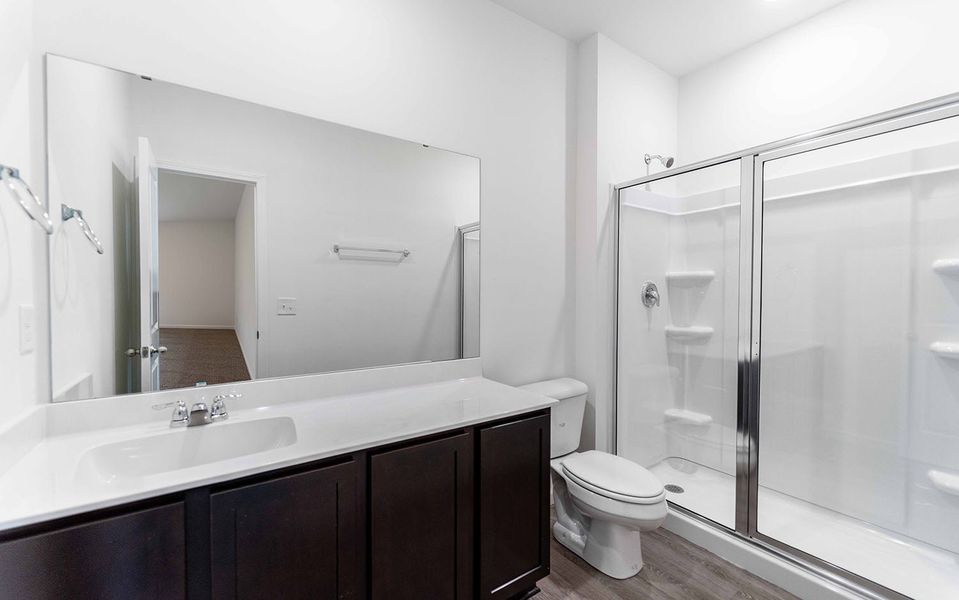 Furnished interior view inside a new home in Stonehenge, Manchester (Image 6).