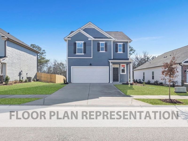 Front Exterior Elevation A | The 1807 Plan by Ivey Homes