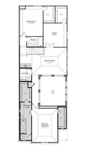 Structural options added include: Second primary suite on first floor, powder bath, wet bar, sliding glass door in breakfast area, walk-in shower in primary bath and walk-in closet in primary suite.