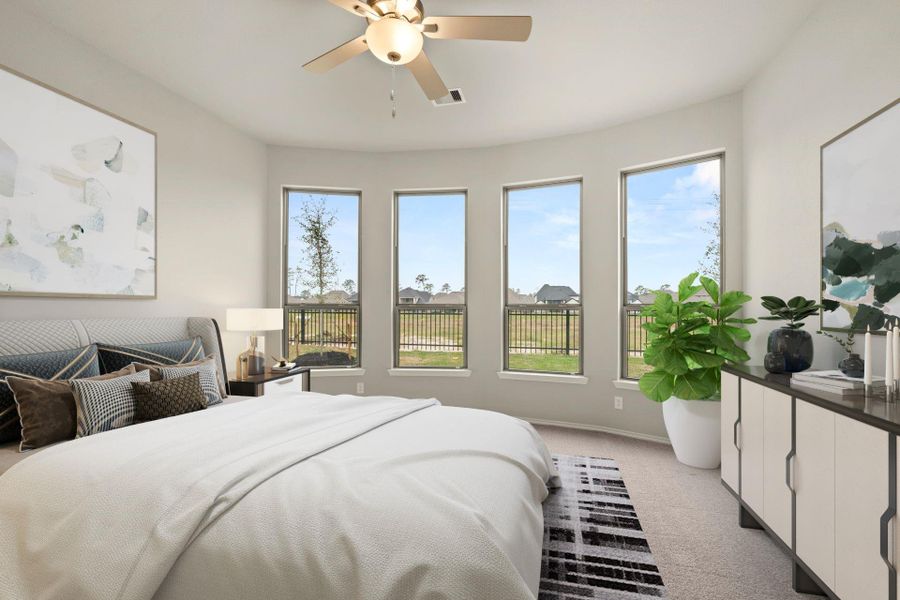 Furnished interior view inside a new home in Two Step Farm, Montgomery (Image 6).
