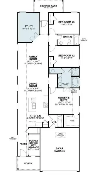2D floor plan layout of this home in Summerview, Fulshear, TX (Image 4).