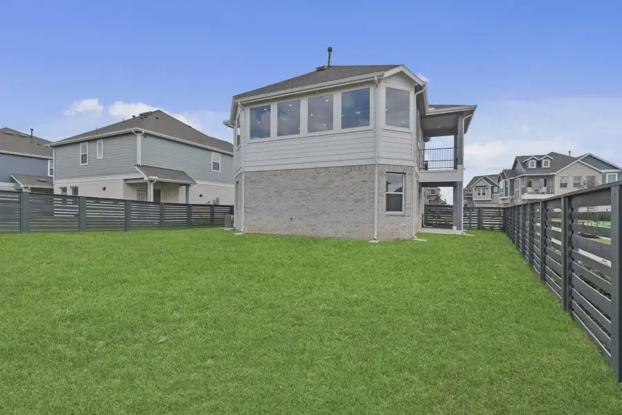 Representative exterior details of a home built from the Oakdale by Chesmar Homes in Bridgeland, Elgin (Image 3).