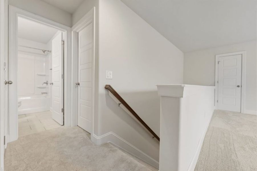 Spacious, unfurnished interior of a new home in Weybridge, Burlington (Image 48). Spacious, unfurnished interior of a new home in Weybridge, Burlington (Image 48).