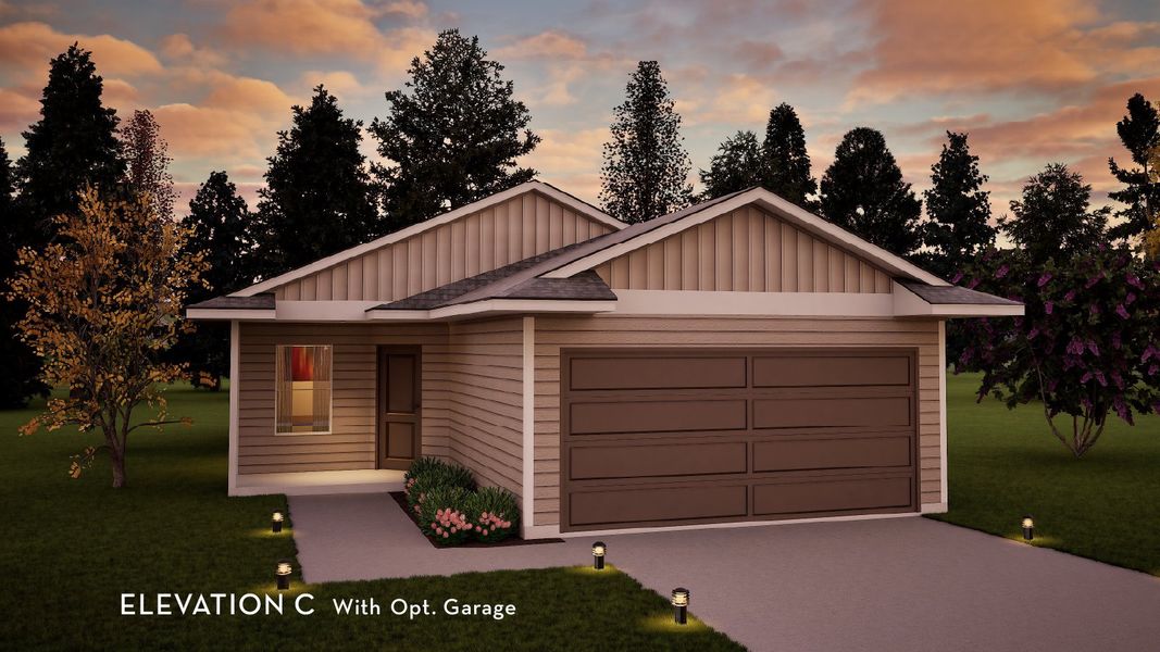 Representative exterior photo of a completed home built from the Ross by CastleRock Communities in Stonehenge, Manchester, TN (Image 11).