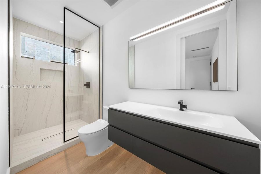 Furnished interior view inside a new home in , Miami (Image 18).