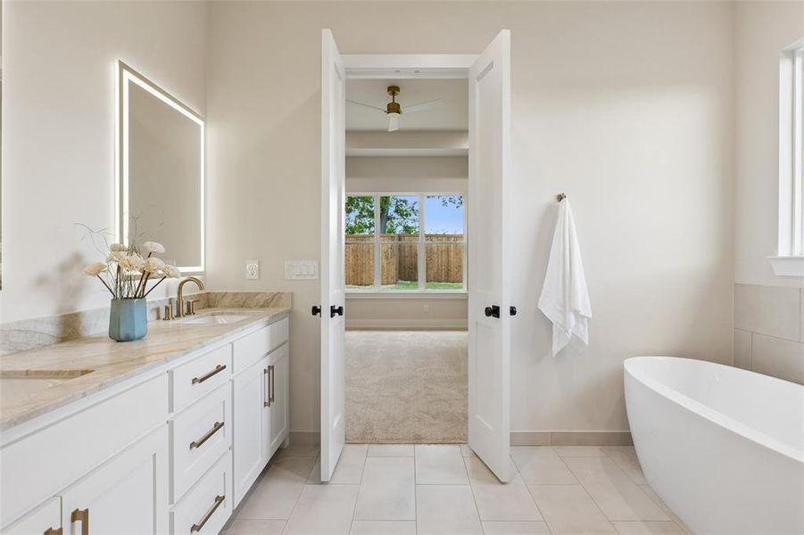 Furnished interior view inside a new home in , Sherman (Image 7).