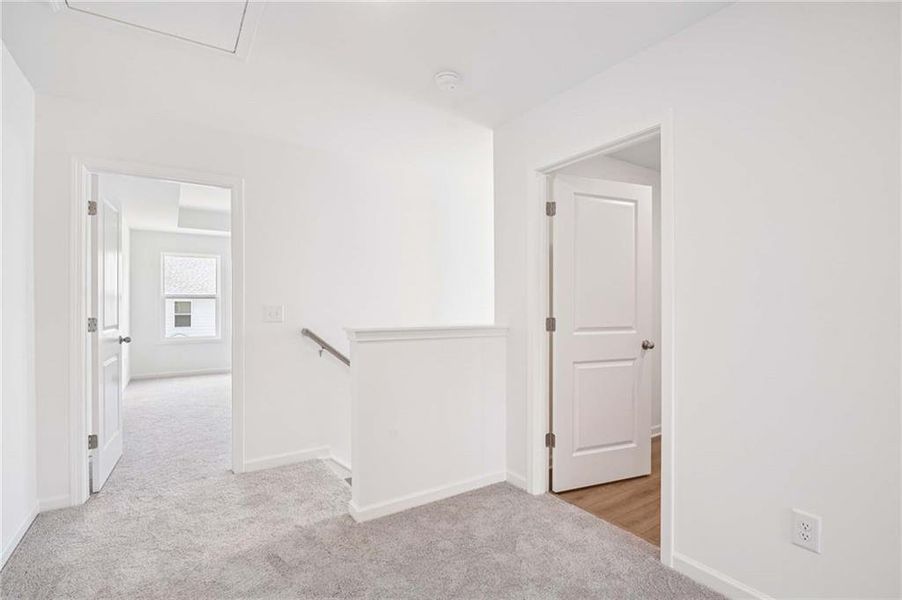 Spacious, unfurnished interior of a new home in Eastlyn Crossing, Flowery Branch (Image 21).