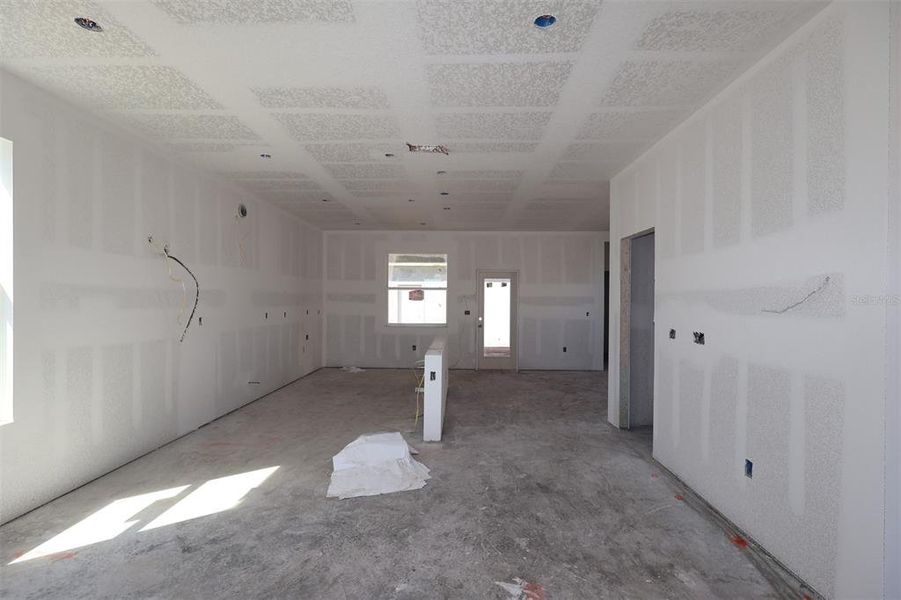 In-progress construction of a new home in Center Lake on the Park, St. Cloud, FL (Image 9).