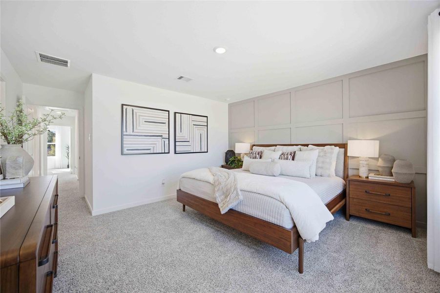 Furnished interior view inside a new home in Pinehaven, Houston (Image 23). Furnished interior view inside a new home in Pinehaven, Houston (Image 23).