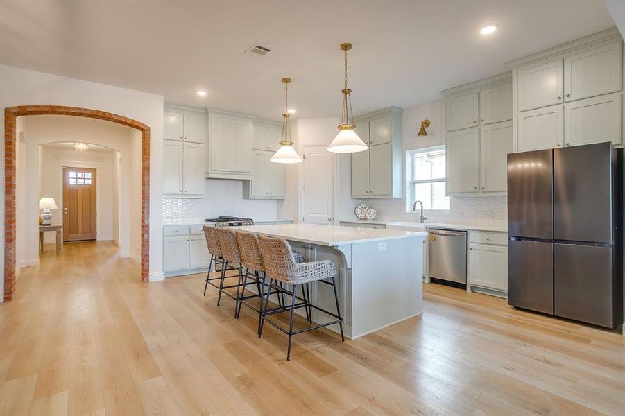 Furnished interior view inside a new home in , Aledo (Image 5).