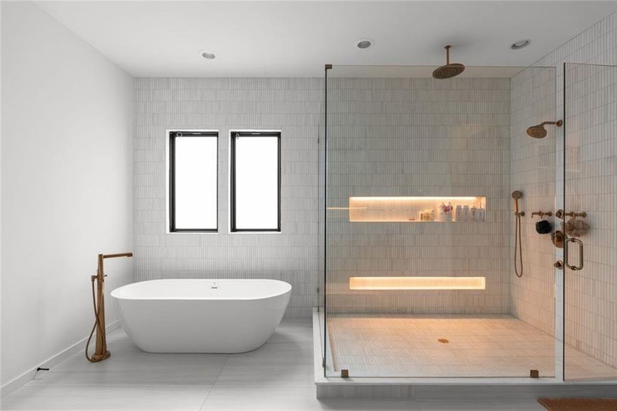 Furnished interior view inside a new home in , Atlanta (Image 10).