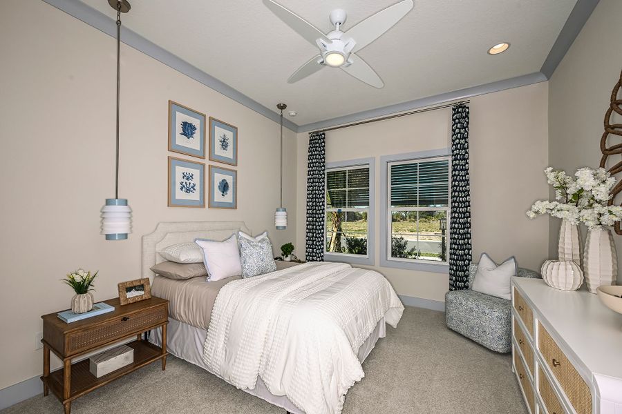 Representative furnished interior of a home built from the Key West II by Homes by WestBay in Crosswind Ranch, Parrish (Image 23).