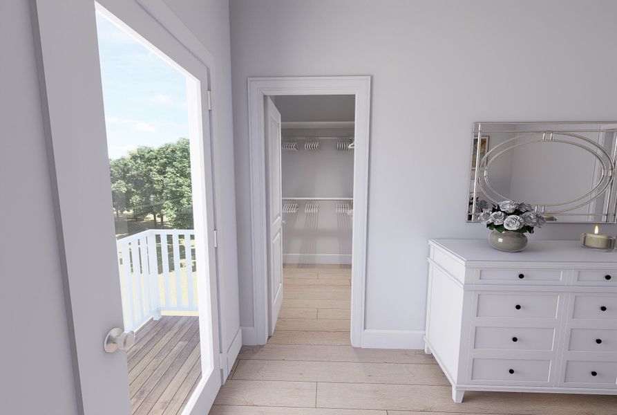 Furnished interior view inside a new home in , North Charleston (Image 32).