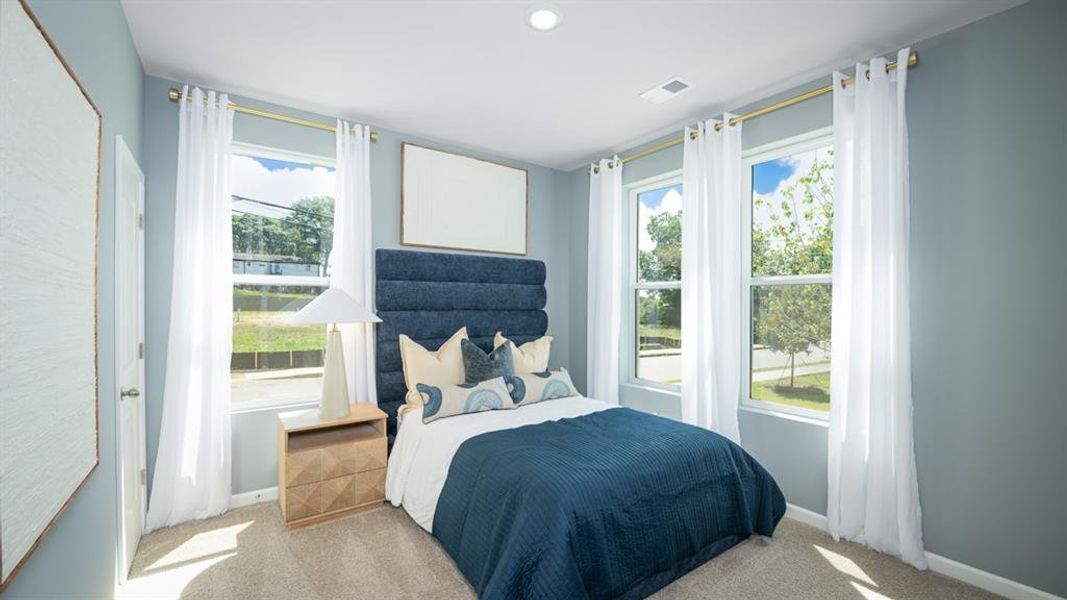 Furnished interior view inside a new home in Townes at Asbury, Hapeville (Image 11).